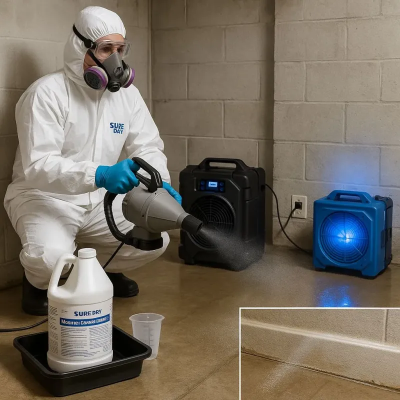 Sanitization and Odor Removal process in Sutter, CA